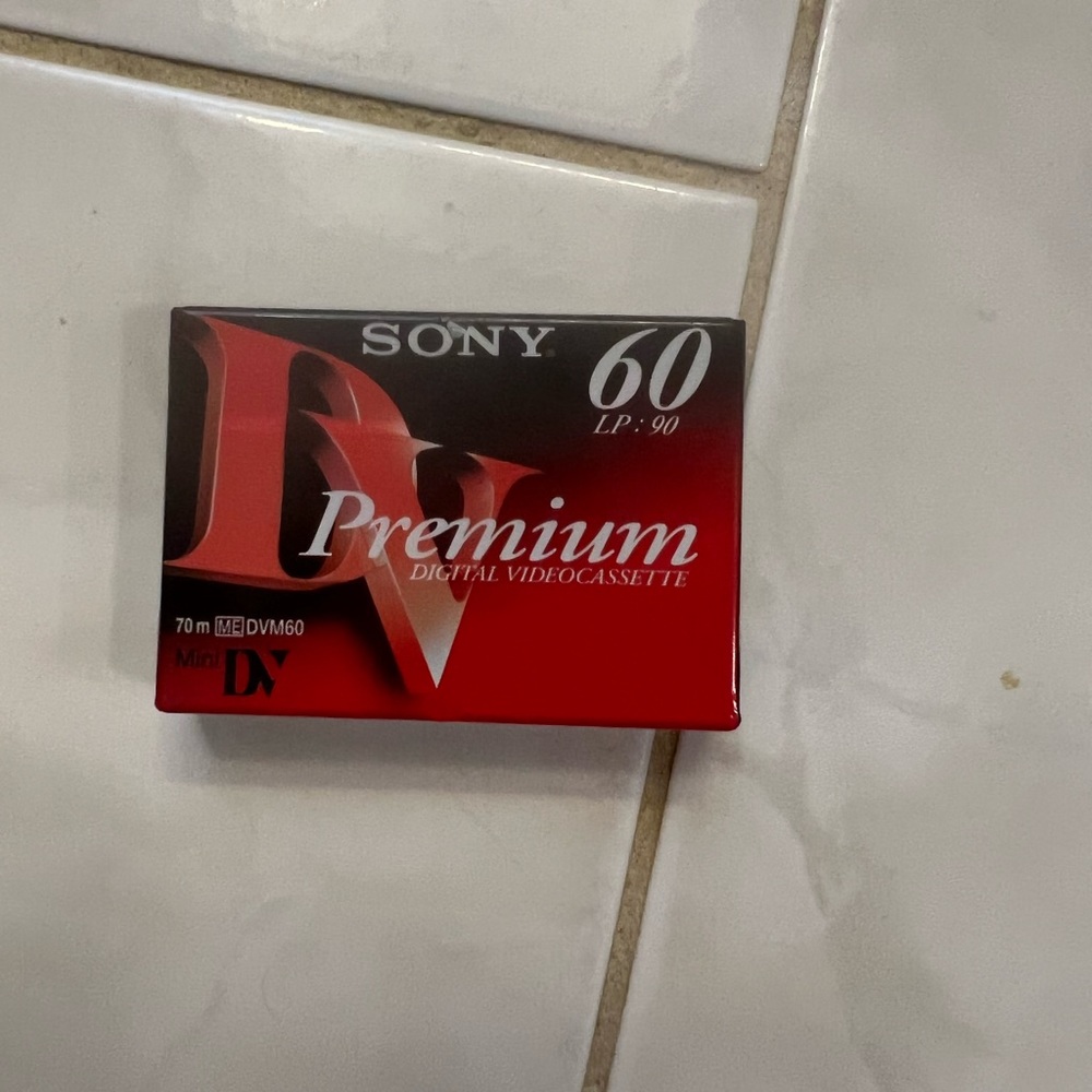 Sony Premium Digital Video Cassette Mini DV SP 60 Minutes LP 90 Minutes